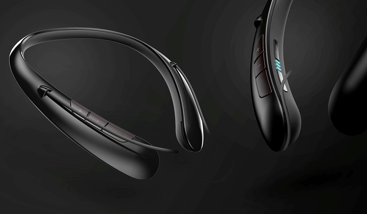 浩漢產品設計案例 頸掛式降躁耳機